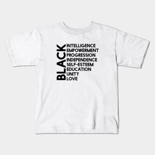 Black Power | African American | Black Lives Kids T-Shirt